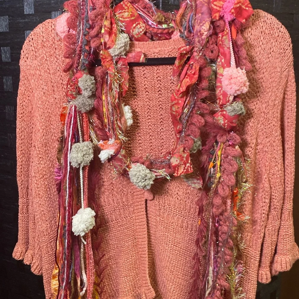 Artisan Textured Scarf - Picture 3 of 8